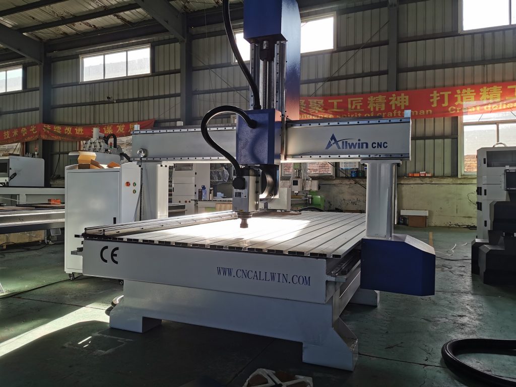 Rotated spindle cnc router