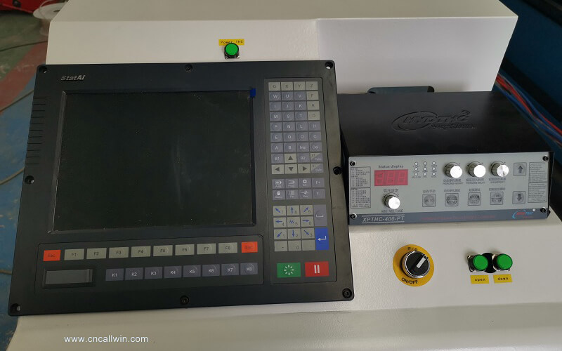 machine control panel