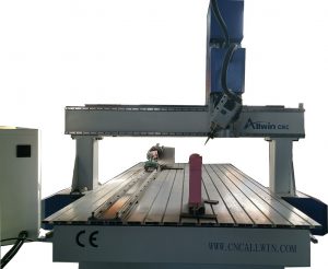 Rotated spindle cnc router