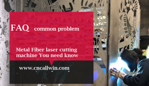 common problem fiber laser cutting machine