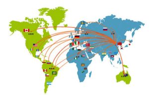 Distribution map of plasma cutting machines in South America