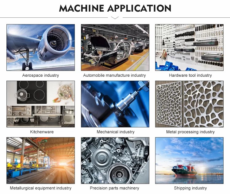 fwincnc laser cutting machine industrial application