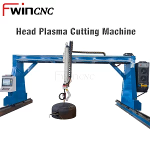 fwincnc cnc plasma spherically dished cutting machine bevel opening ellipsoidal heads vessel plasma beveling machine
